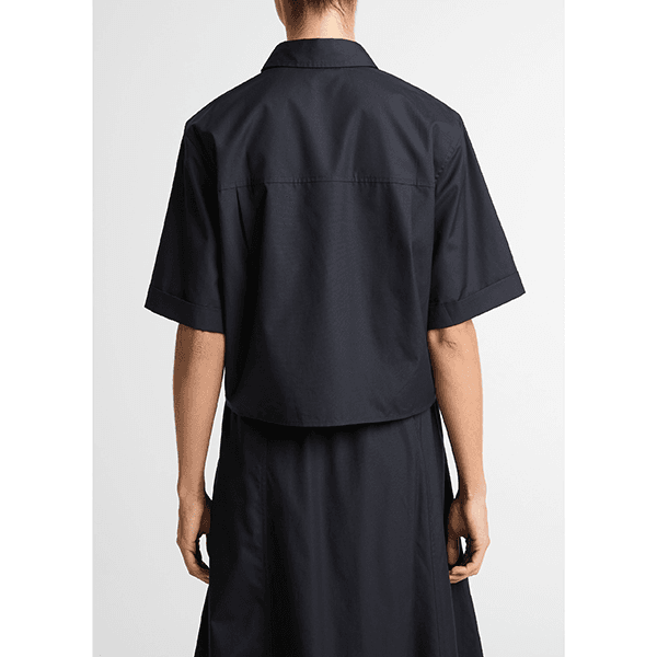 Scallop Detail Shirt Eclipse