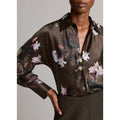 Lily Vine Bias Blouse Cypress Lily