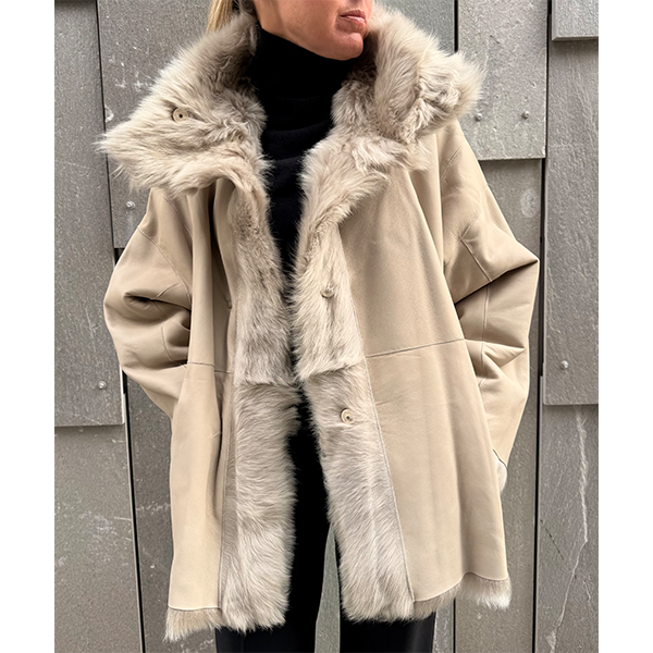 Utzon Jens Jacket Silver Mink