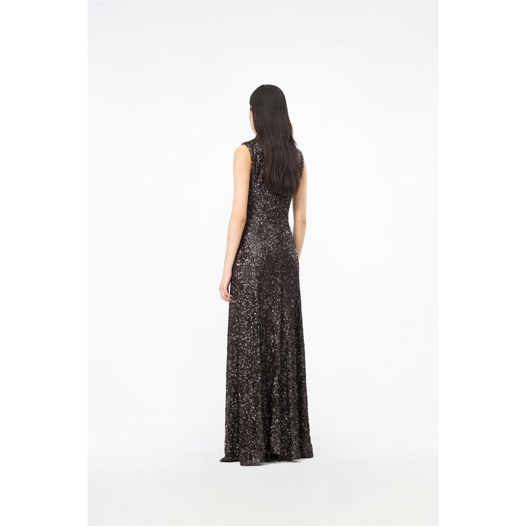 Sequins Flared Maxi Dress Molé