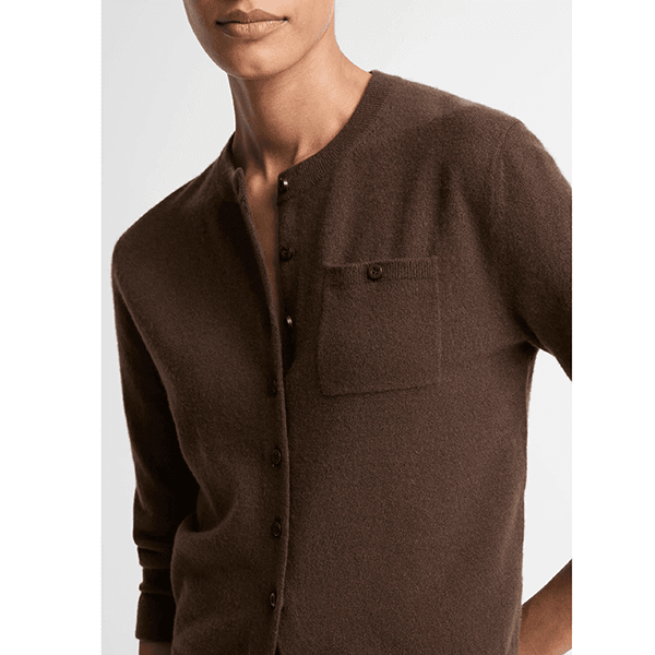 Pocket Cardi Dark Bark