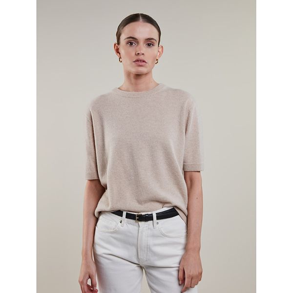 Janet Short Sleeve Beige