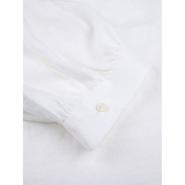 Carmen Puff Sleeve Blouse White