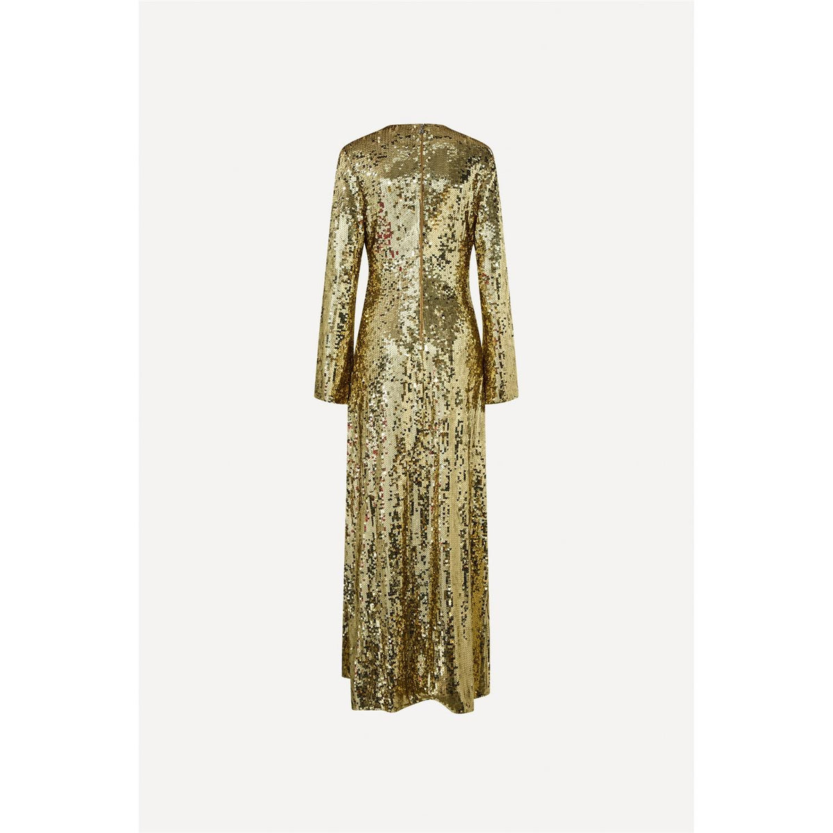 Sequins Maxi Dress Gold