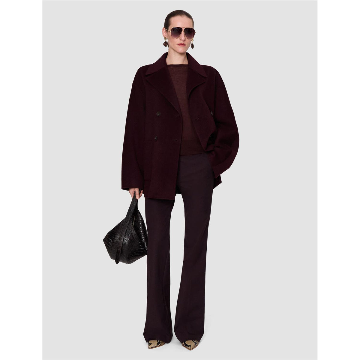 Tafira Pant Gabardine Mahogany