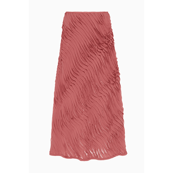 Amiko Midi Skirt Chestnut