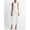 Mid Rise Tapered Pull On Pant Off White