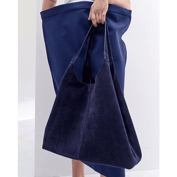 Cabas Supple XL Suede Deep Sea