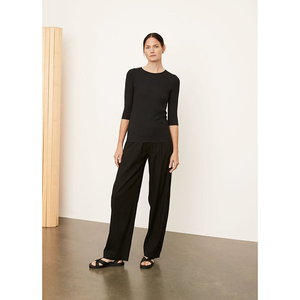 Elbow Sleeve Crew Modal Coastal Blue