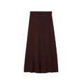 Roma Wool Skirt Chocolate Brown