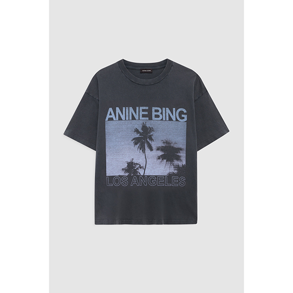 Cade Tee Palms Washed Grey