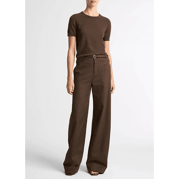 Relaxed S/S Crew Dark Bark