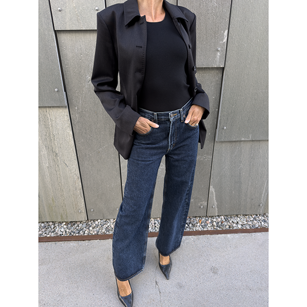 Slim Tailored Blazer Antracite Grey