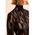 Ulyssa LS Turtleneck Top Noir