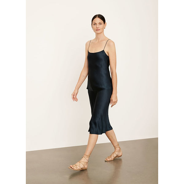 SATIN CAMI Coastal Blue