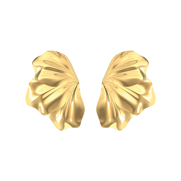 Petal Studs L Gold