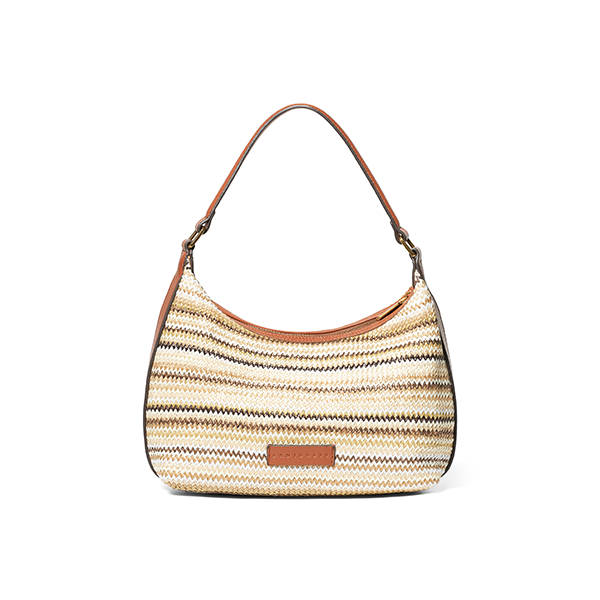 Hampton Stripe Handbag Ecru Combo