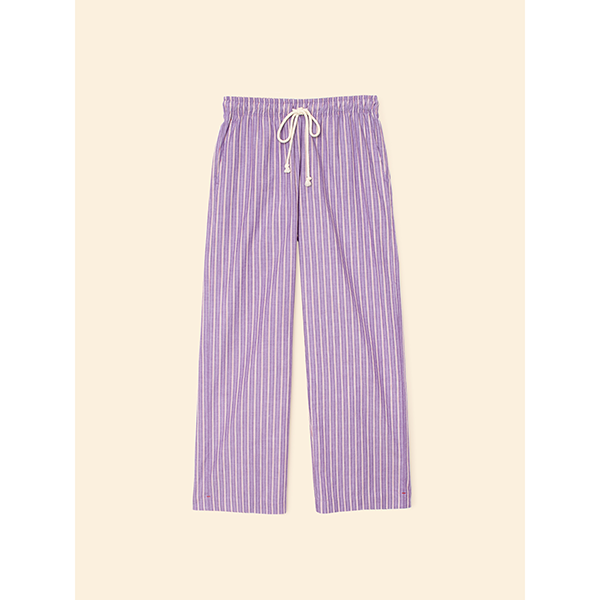 Brinna Pant Violet Rouge Stripe