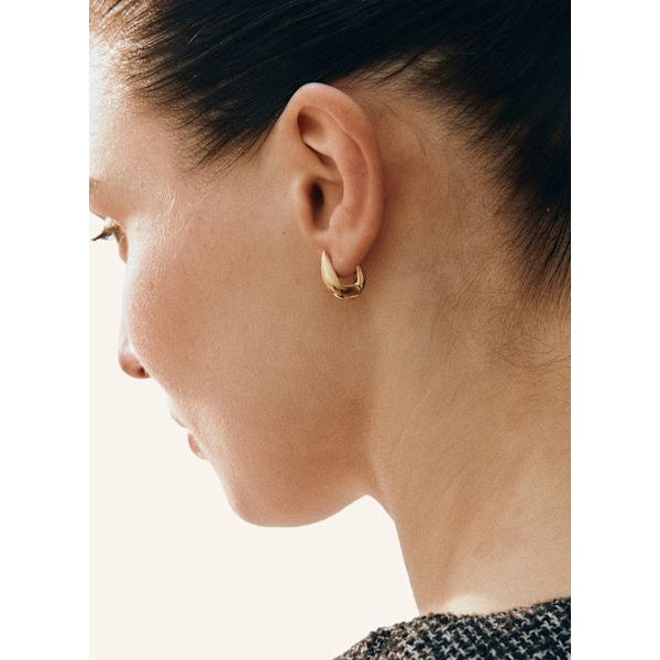 Crest Hoops S Gold