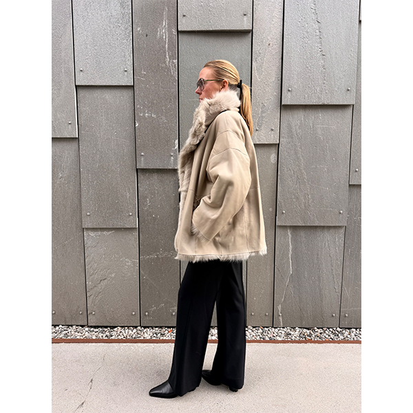 Utzon Jens Jacket Silver Mink