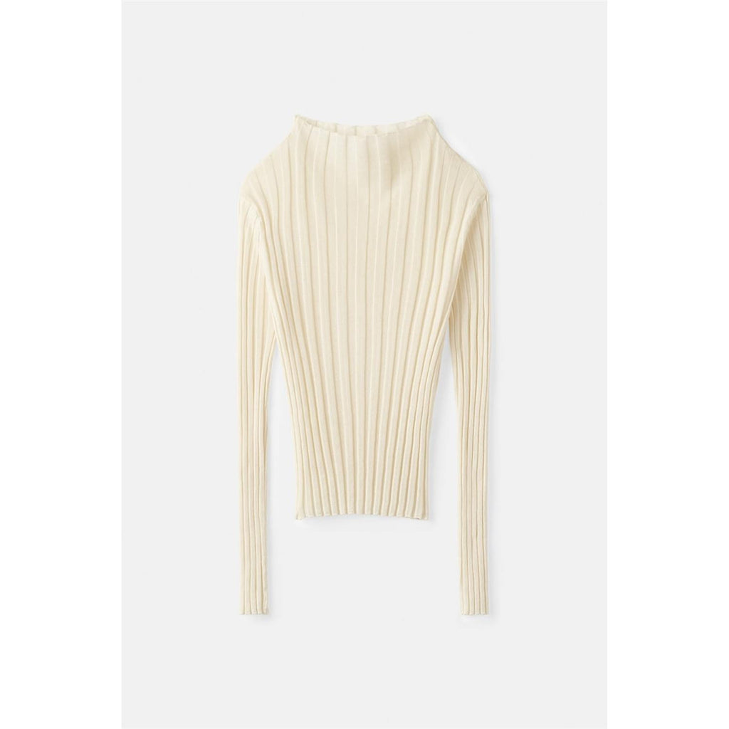 Featherlight Ribbed Top Bone