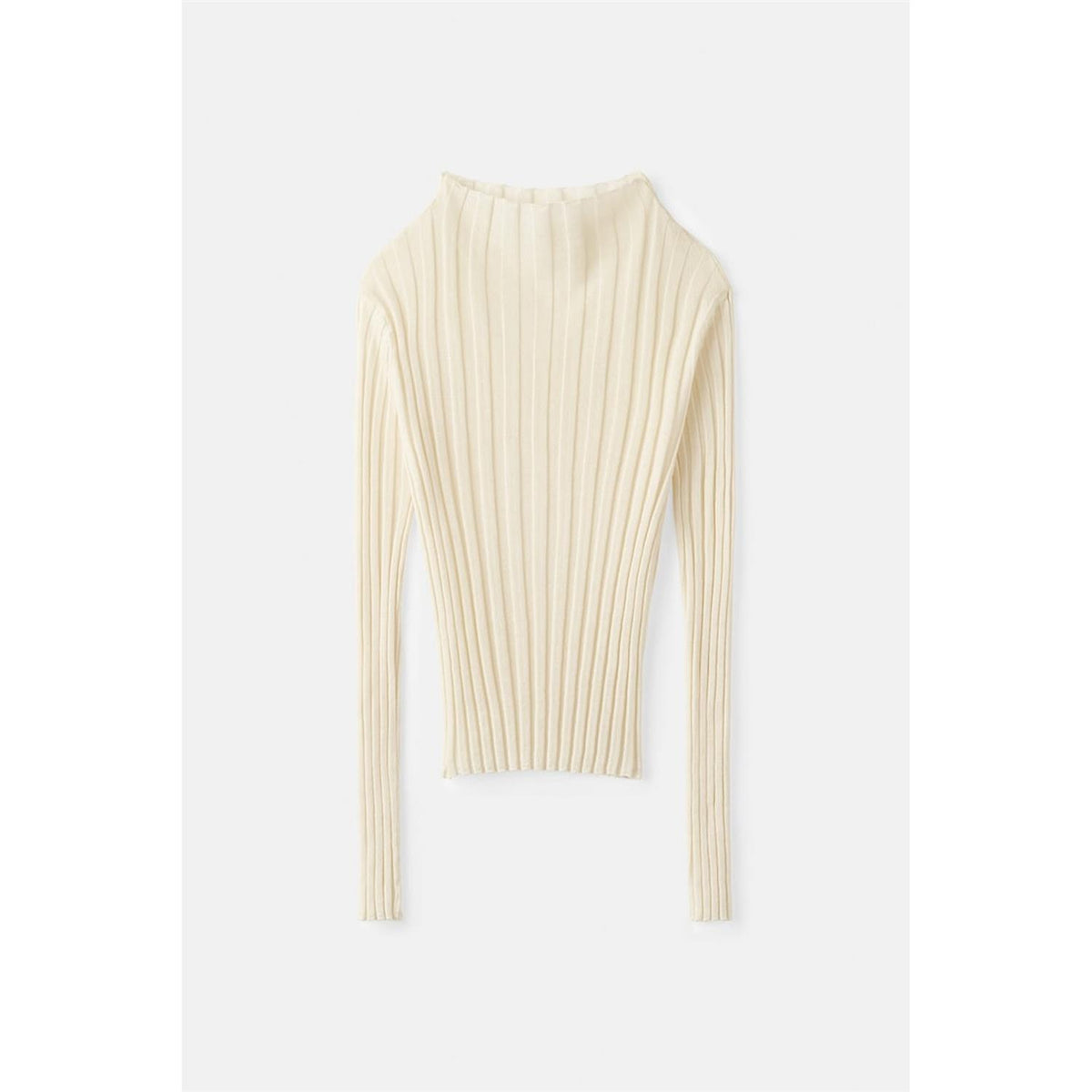 Featherlight Ribbed Top Bone
