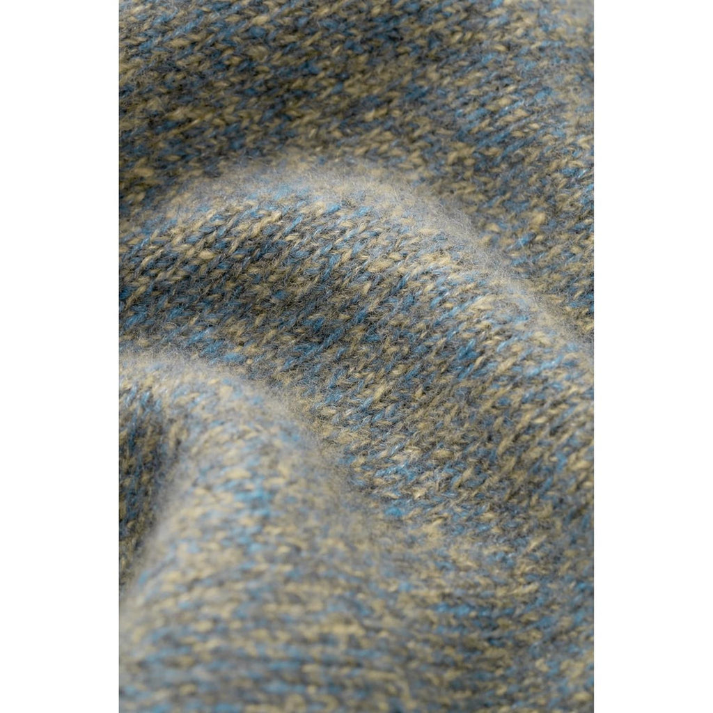 Marled Relaxed Fit Crewneck Blue Melange