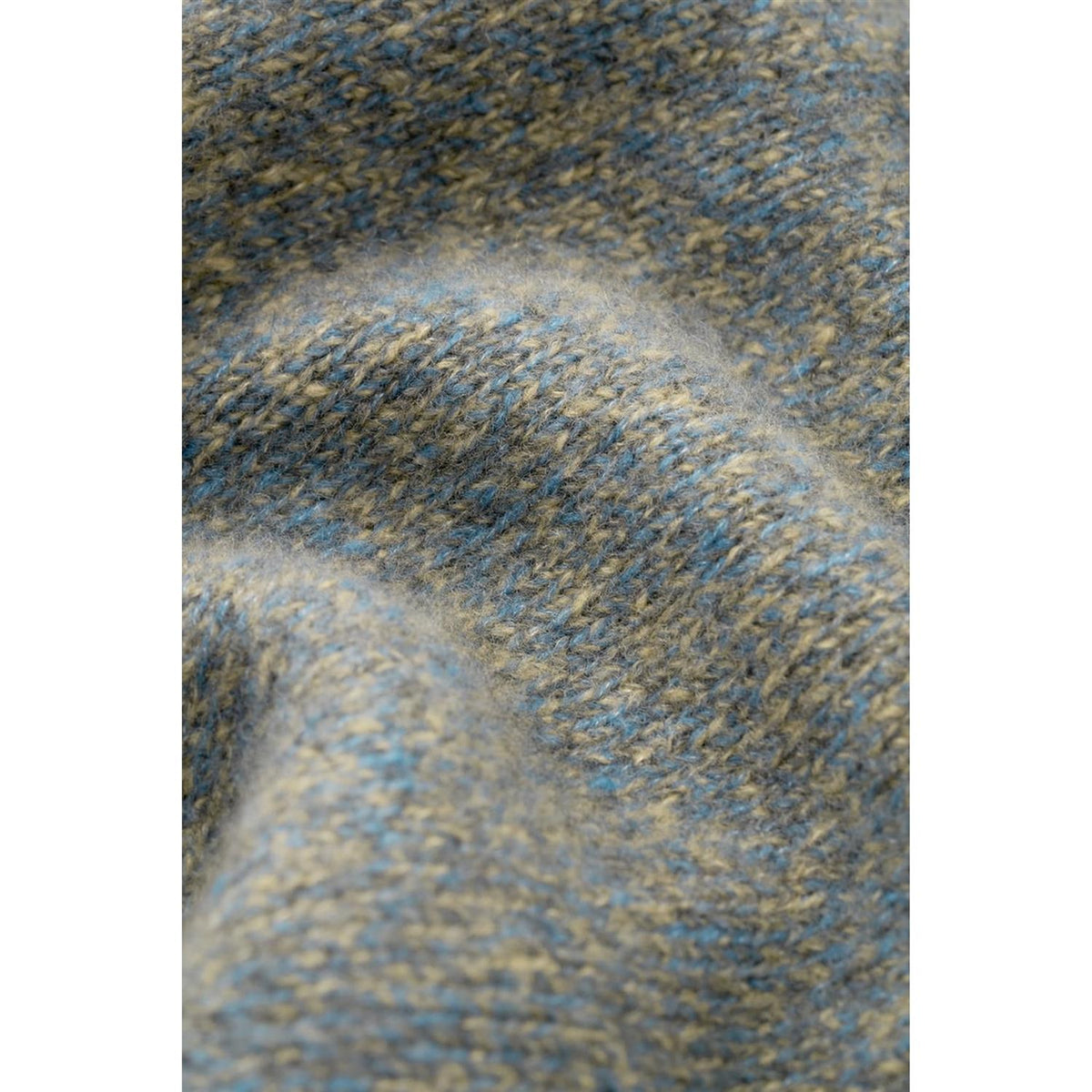 Marled Relaxed Fit Crewneck Blue Melange