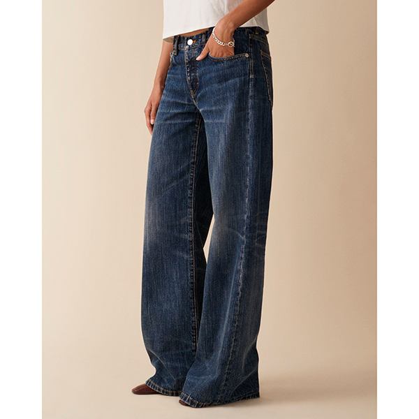 Kyoto Jeans Dark Blue Righe