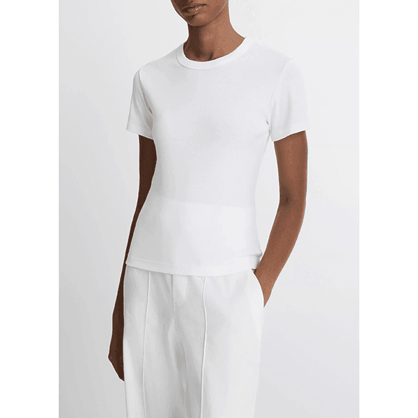 Shrunken 90s Tee Optic White