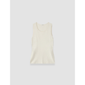 Rana Silk Stretch Tank Ivory