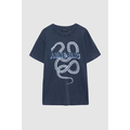 Lili Tee Snake Washed Black
