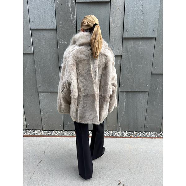 Utzon Jens Jacket Silver Mink