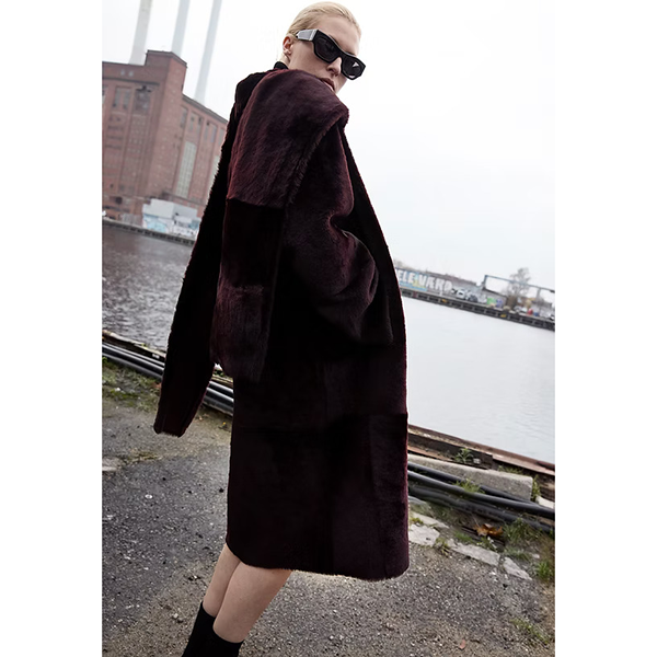 Utzon Chiyo Coat Red Wine