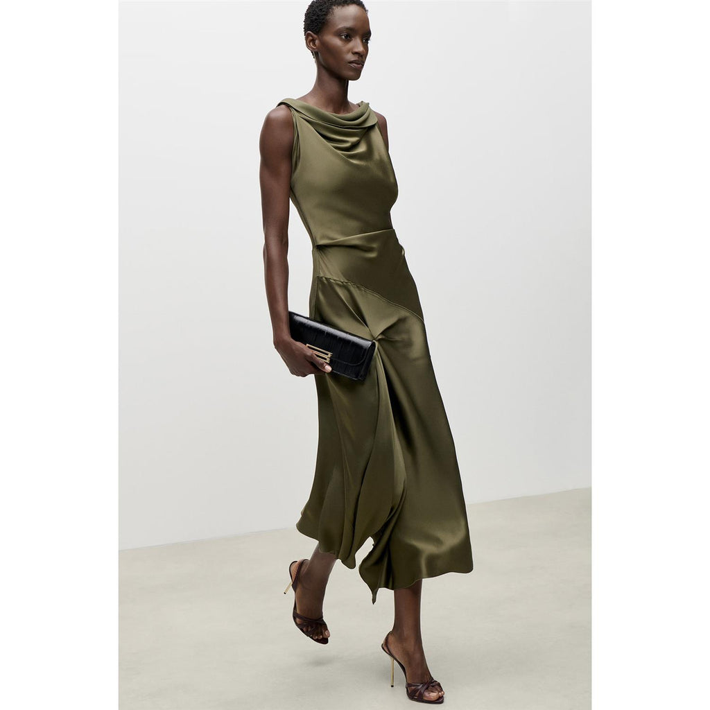 Posy Midi Dress Green
