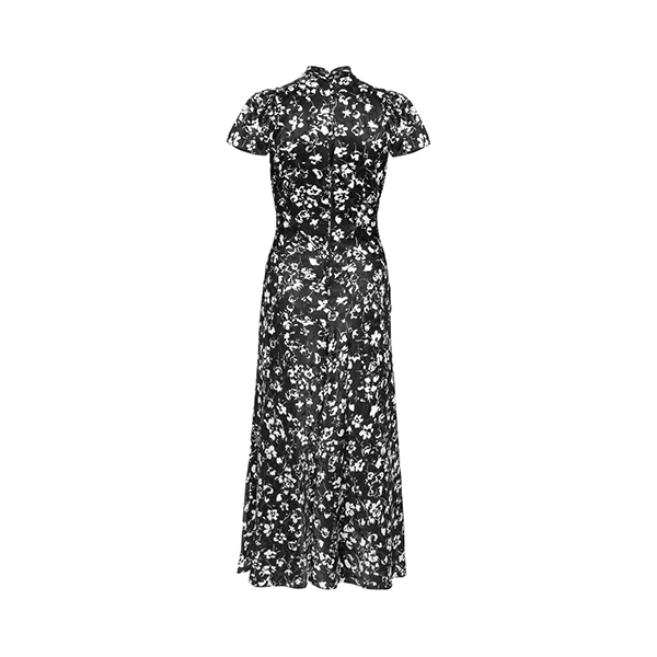 Addison Floral Dress Primrose Black