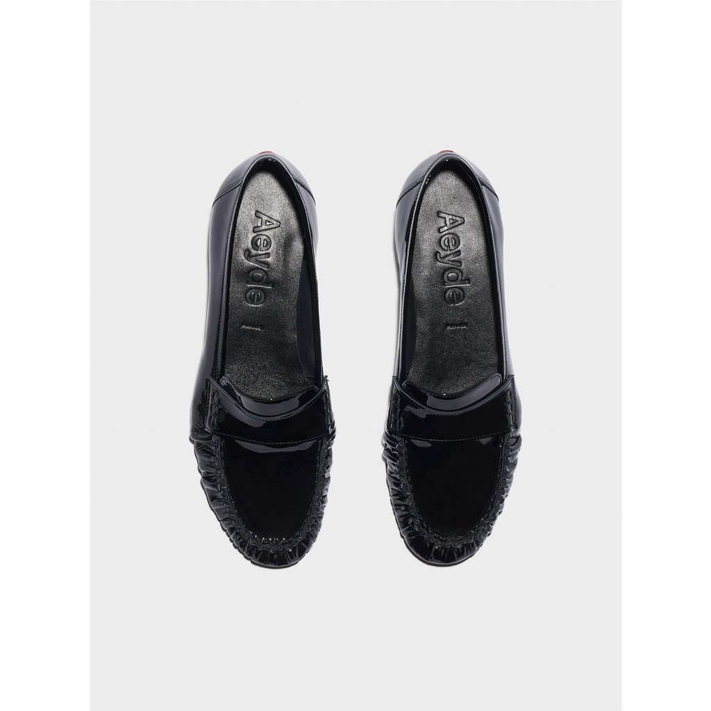 Aldous Patent Leather Loafer Black