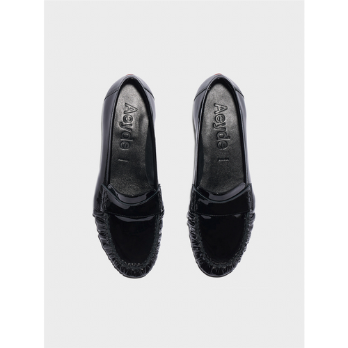 Aldous Patent Leather Loafer Black