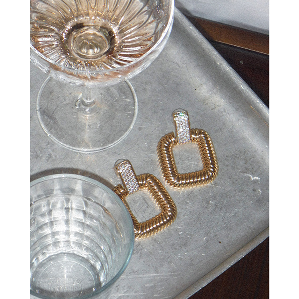 Gold Knocker Earrings