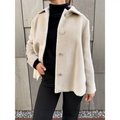 Agnes Alpaca Coat Beige