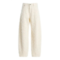 Clyde Double Fur Denim Off White