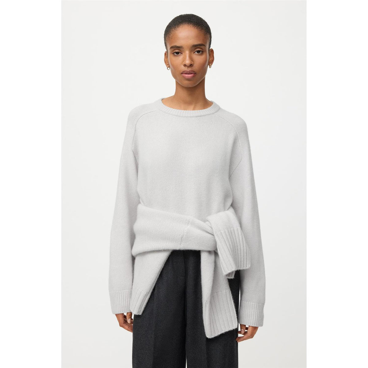 Cashmere Top Quiet grey