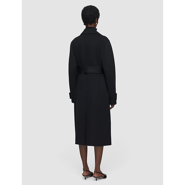 Arlina Double Face Cashmere Coat Black