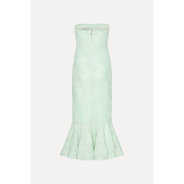 Flower Mesh Flounce Dress Ice Flow