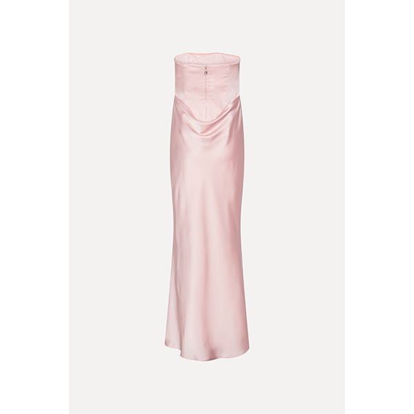 Corsage Long Dress Blushing Bride