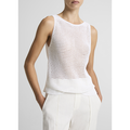 Cotton Cord Tank Optic White