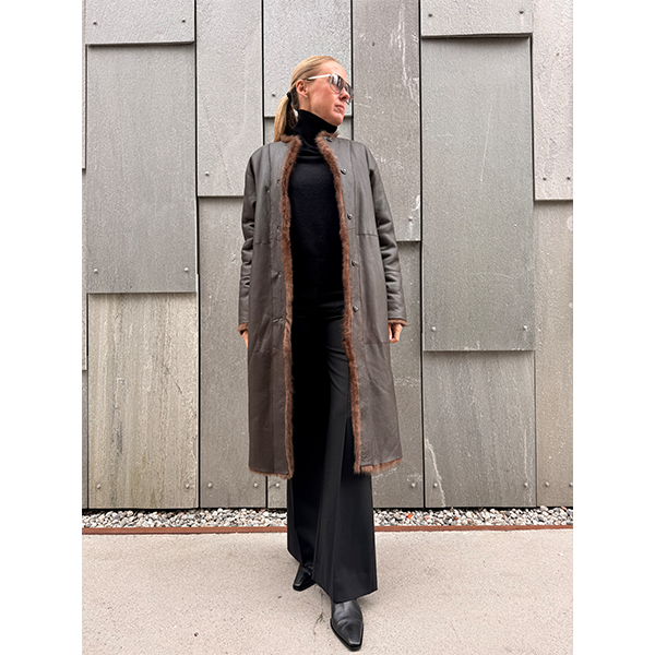 Utzon Chikara Coat Hand Painted Minki