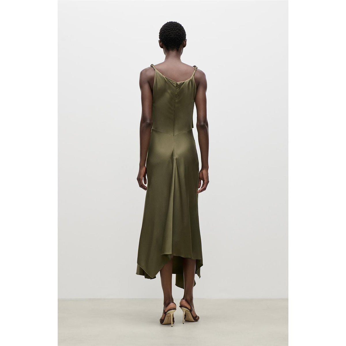 Posy Midi Dress Green