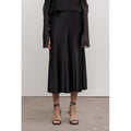 Hana Satin Skirt Black