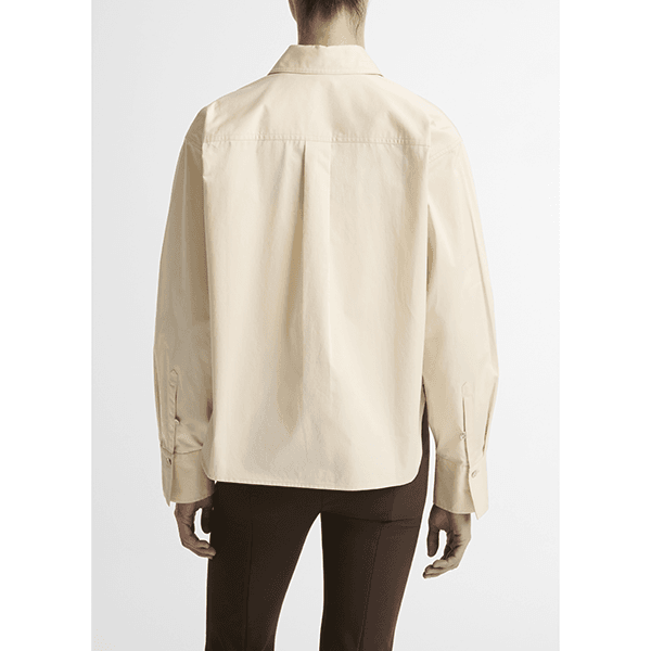 Cropped Shirt Ecru